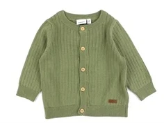 Name It oil green cardigan
